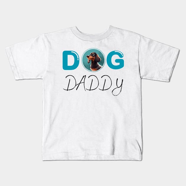 Dog daddy Kids T-Shirt by Karienbarnes